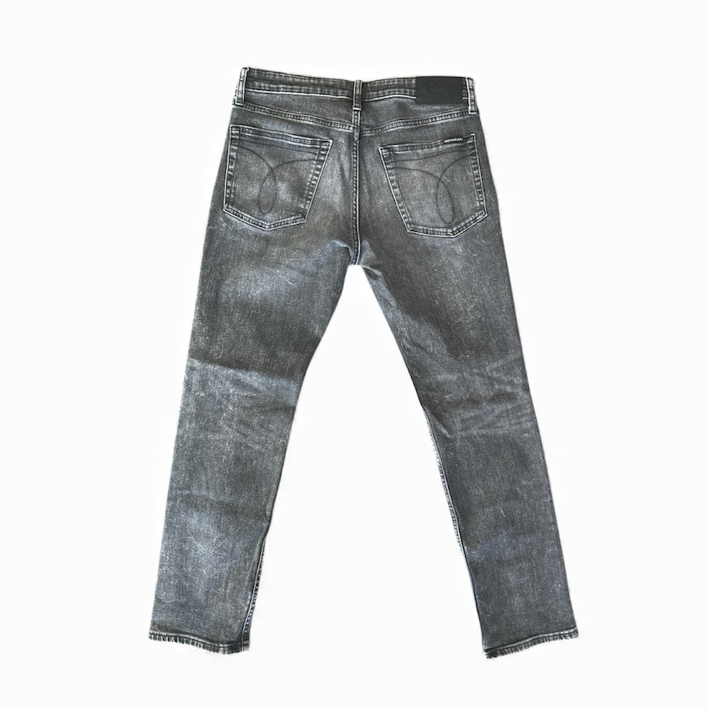 Calvin Klein Jeans Men's Charcoal Skinny Jeans - Picture 5 of 8